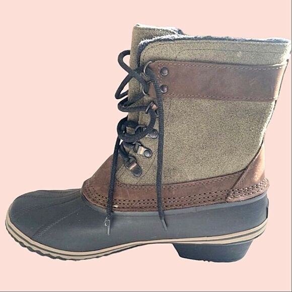 Sorel Unisex Winter Fancy Lace II Boot Waterproof Fleece Lining size 10.5 41.5 - Picture 5 of 9